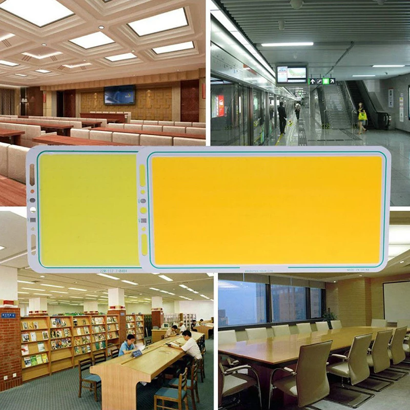 

Eco-Friendly LED Panel Strip 100W DIY White/Warmwhite COB Chip Light