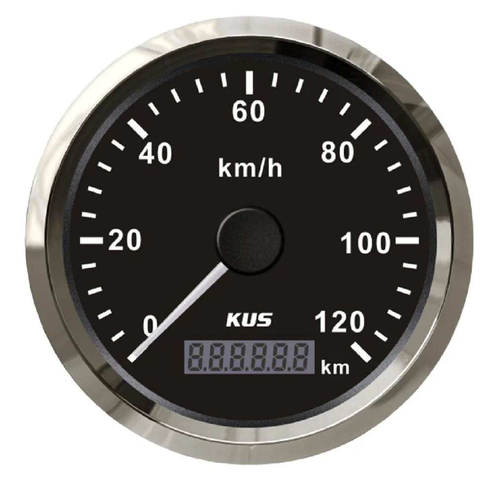 

KUS Warranted 85mm GPS Speedometer Odometer 120KM/H For Car Motorcycle Trucks ATV UTV 12V 24V With Backlight