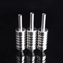 304 нержавеющая сталь 22 мм насадки для тату профессиональные Серебристые цвета принадлежности для тату-машинки