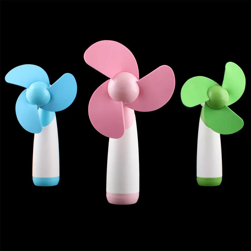 

Portable Handheld Mini Fan Super Mute Battery Operated for Cooling #21182