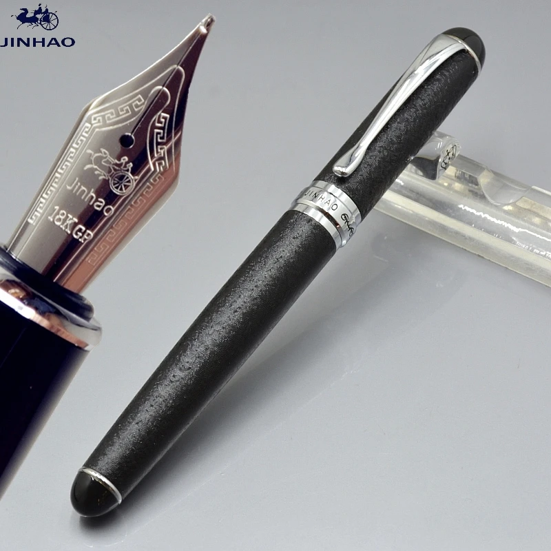 JINHAO 750 Rough black Fountain Pen school Office stationery luxury M