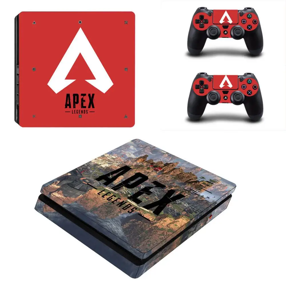 PS4 Slim sticker s Skin Apex legends наклейка для sony Playstation 4 Slim PS 4 Slim консоль и контроллер Skins Vinilo Pegatinas - Цвет: YSP4S-3307