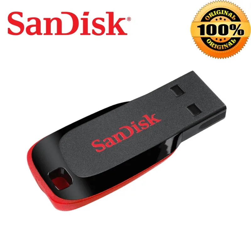 Оригинальный флеш накопитель USB SanDisk CRUZER CZ50 2 0 128 г 64 32 16 8 мини флешка для мобильных