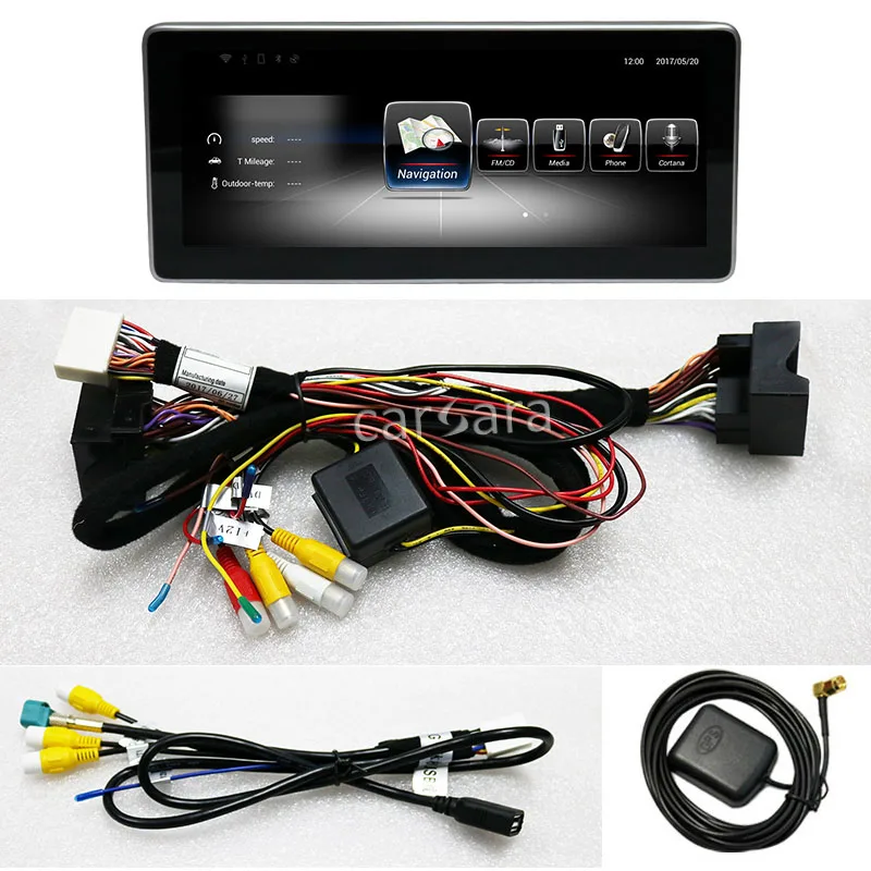 Top carsara 10.25" Android touch screen for Benz CLA/GLA/A Class W176 2013-2015 GPS Navigation radio stereo dash multimedia player 4