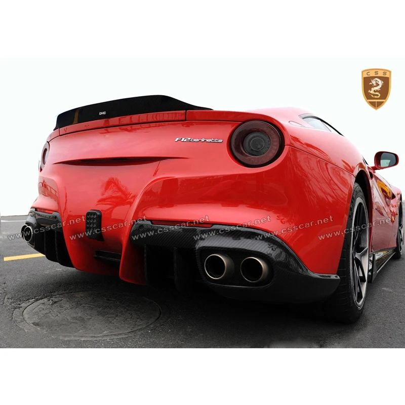 Настоящие наборы для тела из углеродного волокна Ferrari F12 DMC стильный карбоновый