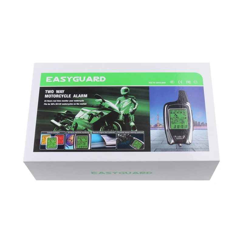EASYGUARD универсальная версия 2 полосная система сигнализации для мотоцикла
