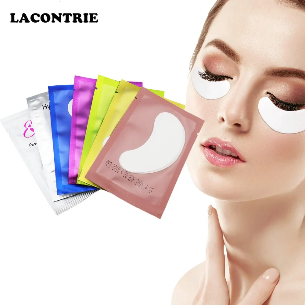 

Under Eye Pads Patch 50/100 Pairs Gel Patches 100% Natural Hydrogel Set Eyelash Extensions Pads Eyelash Extension Supplies