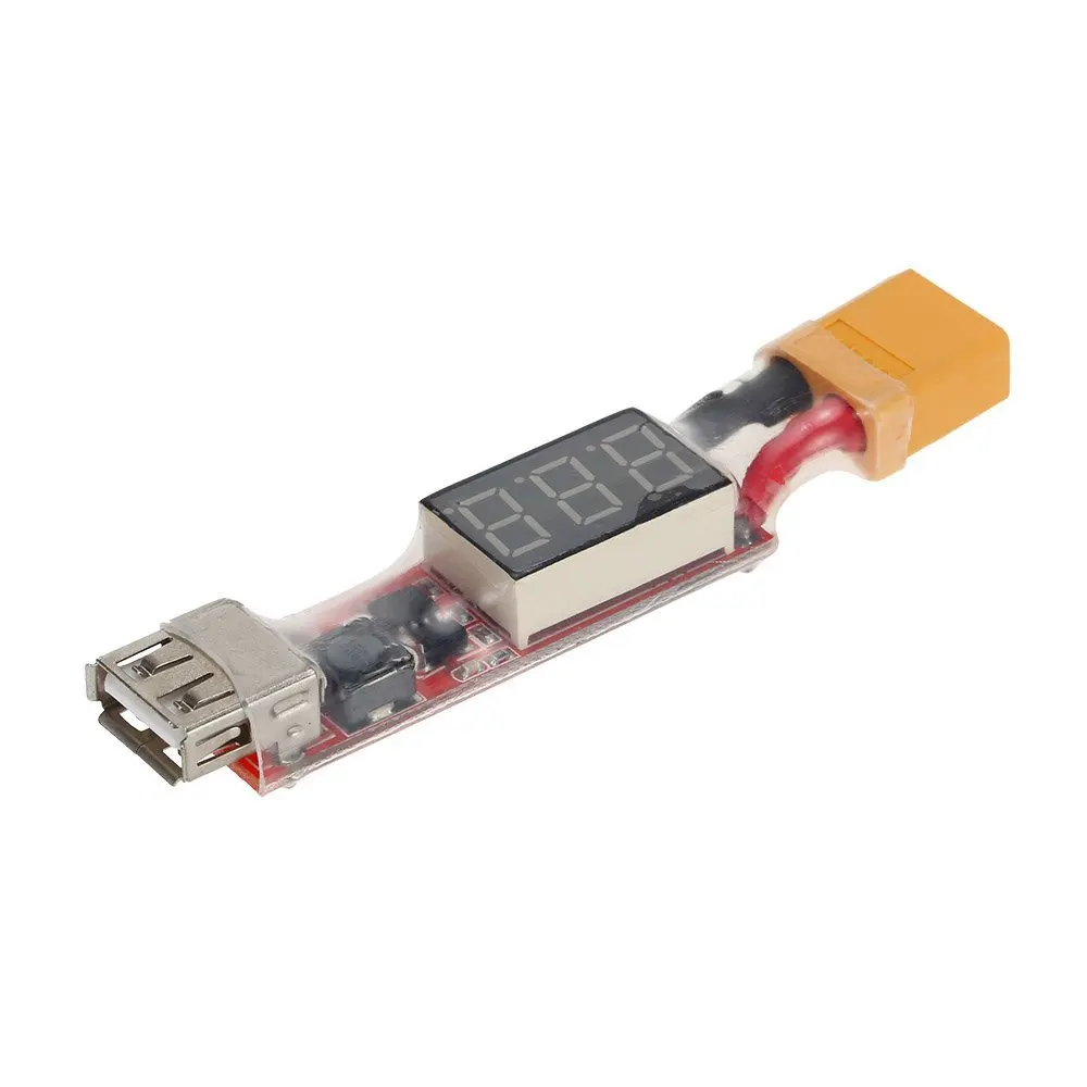 2pcs * 2 6S Lithium Battery Charger Converter XT60 Plug with Voltage