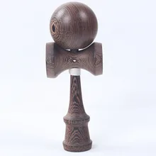 Wenge деревянный KENDAMA длина: 18 см диаметр шара: 5,5 см жонглирование умелый мяч игра игрушка детский комплект ребенок японский традиционный