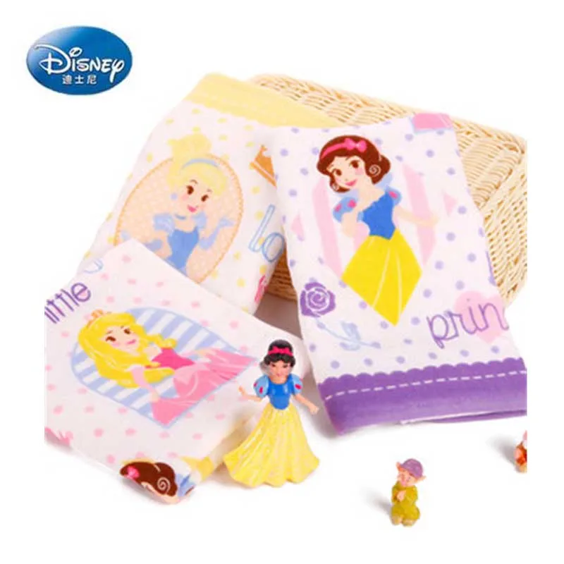 Хлопковое Марлевое полотенце для лица с рисунком Принцессы Диснея, яркие цвета, для новорожденных, Мультяшные банные нагрудники, полотенце для путешествий, платок