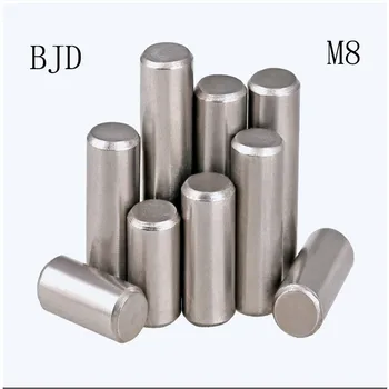 

10pcs M8 Dowel Pin GB119 304 stainless steel Cylindrical Pin Fixed Location Paralled Pin ssolid Positioning pin