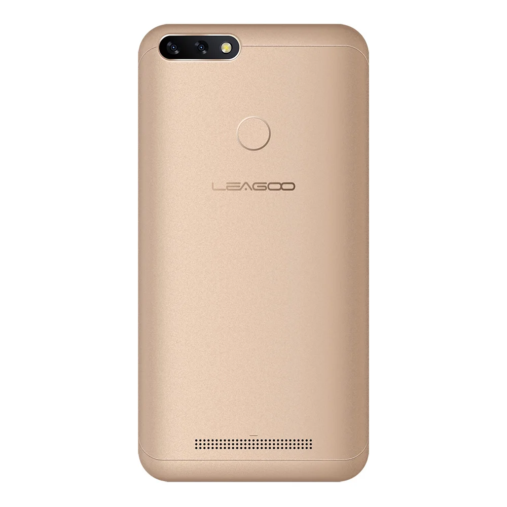 LEAGOO POWER 2 PRO 4000 мАч большой аккумулятор отпечаток пальца смартфон 2 ГБ+ 16 Гб Двойная камера Android 8,1 четырехъядерный 5,2 'HD 4G мобильный телефон - Цвет: GOLD