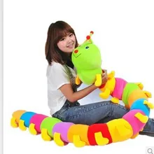 Плюшевый 150 см Красочный гусеничный плюшевый игрушка кукла подушка подарок w2966