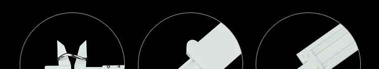 Оптовая продажа 150 мм 6 "пластиковые суппорта VERNIER калибровочный микрометр белый Jewelry Кольцо из бисера легко размеры для магазина инструмент