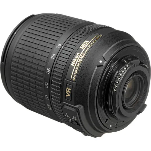 Nikon 18-105mm f/3,5-5,6G ED VR объектив AF-S DX Nikkor Объективы для Nikon D3200 D3300 D3400 D5200 D5300 D5500 D90 D7100 D7200 D500