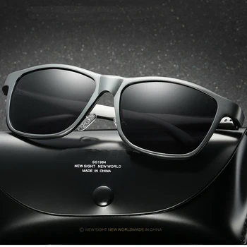 

Fashion polarized Sunglasses Women and Men Driving Mirrors Coating Points Black Frame UV400