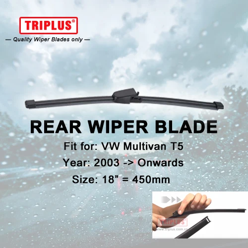Rear Wiper Blade for VW Multivan T5 (2003 2014) 1pc 18" 450mm,Car Rear