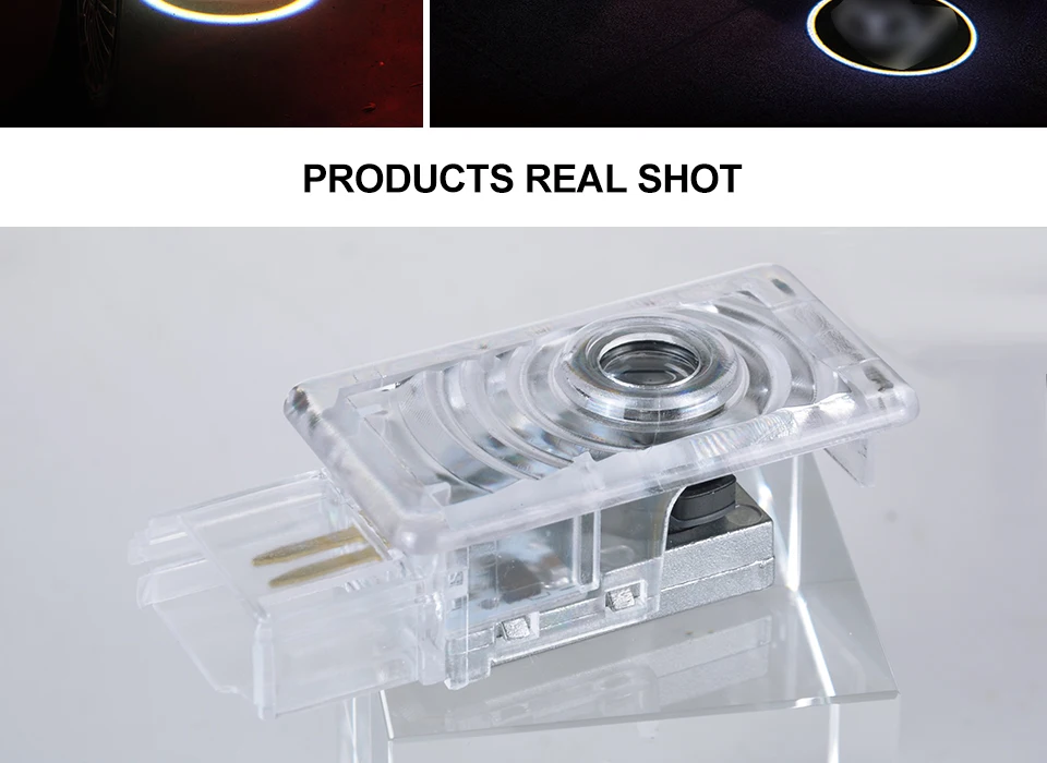 Error Free Wireless Car Logo Door Light Welcome Lamp Logo Laser Projector Warning Lamps For Buick Cadillac SRX ATS-L XT5 XTS CTS (8)