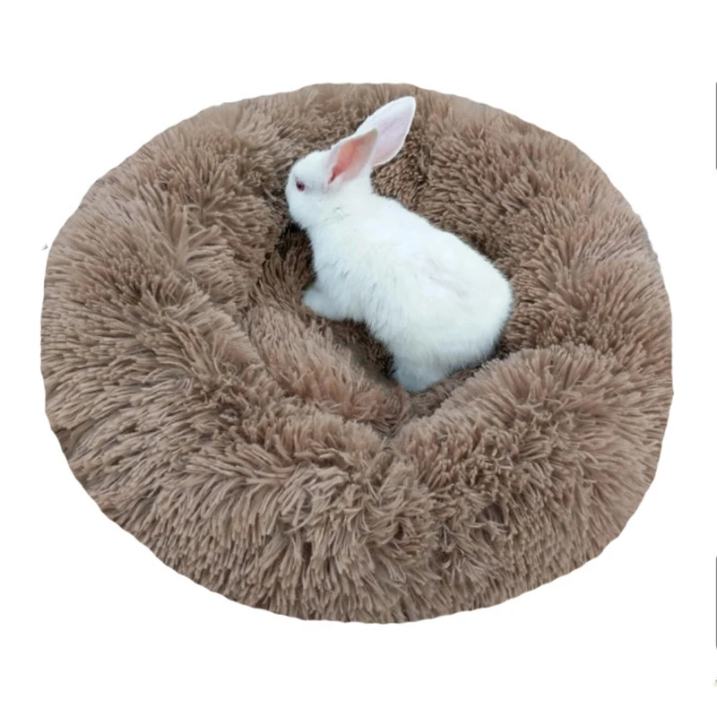 Plush Cat Bed Pet House Soft Long Plush Cat Cushion Mat Dog Bed For Small Dog Cat Nest Winter Warm Kitty Sleeping Bed Puppy Mat4