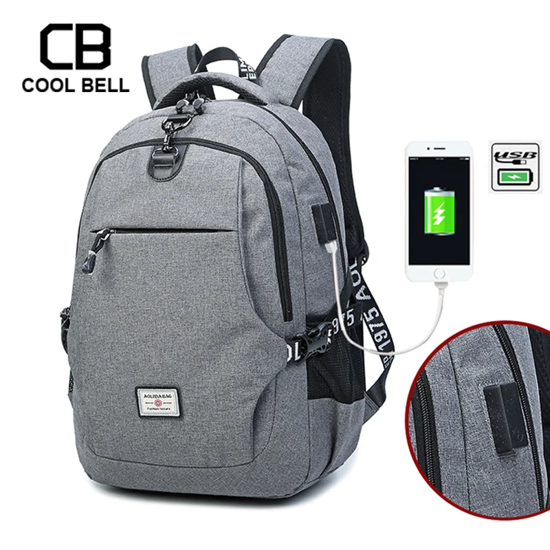 

Oxford Waterproof Students Backpack Large Capacity School Backpack For Teenage USB Charge Travel Bag Anti Theft Laptop Backpacks