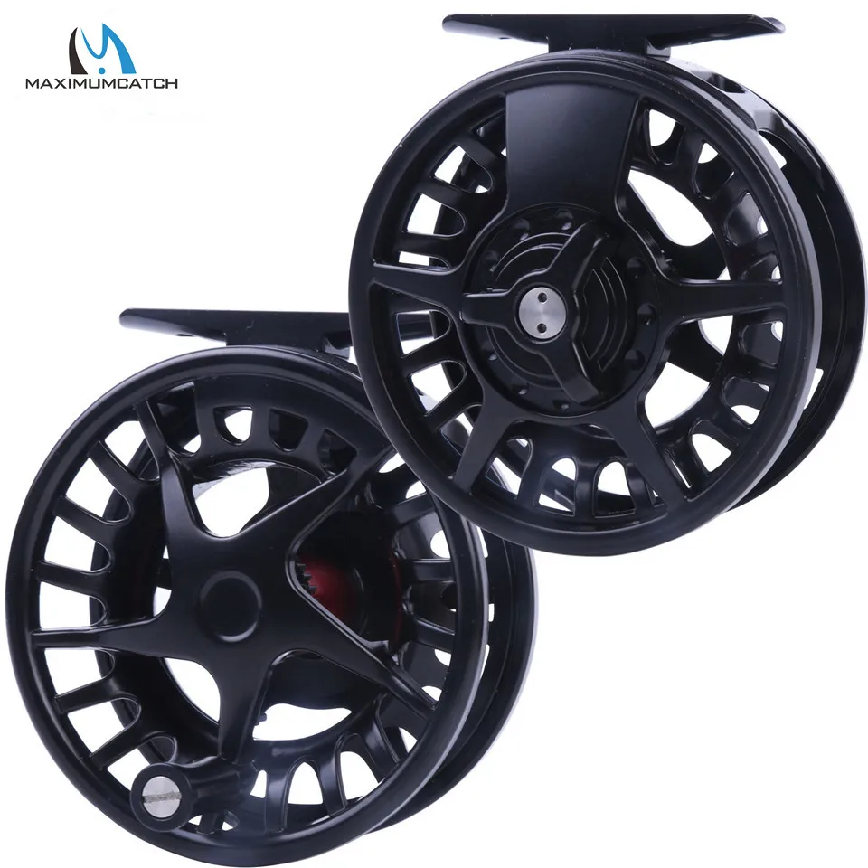 Maximumcatch DX 5/6/7/8WT Aluminum Fly Reel Right and Left-handed Fly  Fishing Reel Black Color Fishing Reel