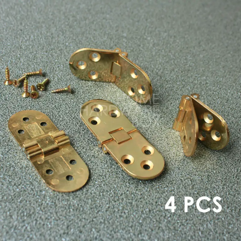 

4 pcs of flip hinge folding table hardware extension flush mount