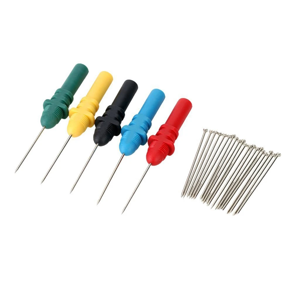 

25in1 Multimeter Probes Replaceable Needles Test Leads Kits Probes for Digital Multimeter Cable Feeler for Multimeter Wire Tips