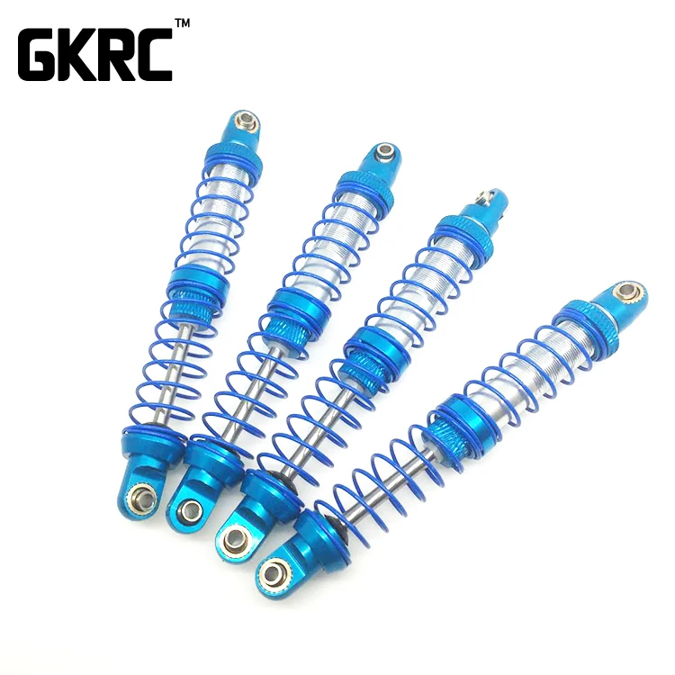 

Double Spring Hydraulic Metal Shock Absorber For 1/10 RC Crawler Car Traxxas TRX4 D90 D110 Axial Scx10 90046 90047 RC4WD CC01