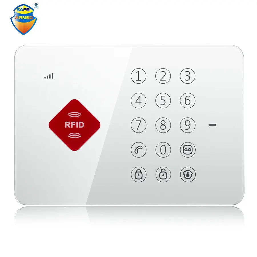 Safearmed G7 оригинальная Супер тонкая GSM сигнализация Android IOS APP домашняя система