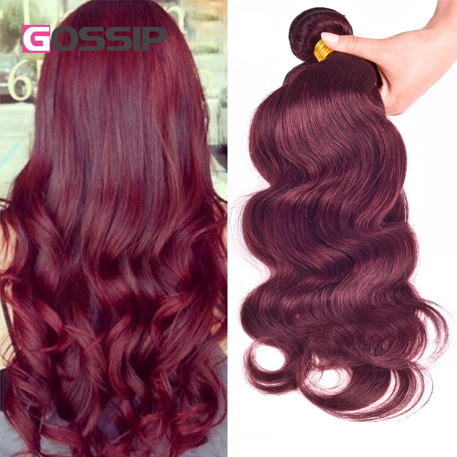Peruvian Virgin Hair Body Wave 4 Hair Bundles Red Wine 99J Burgundy Peruvian Body Wave Hair Burgundy Weave Human Hair Extensions
