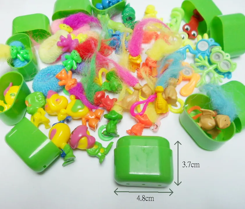 

50pc 4.5cm Green Capsule Figure Kids Party Favors Pinat toys easter egg gifts present giveaways regalo back to school gadget