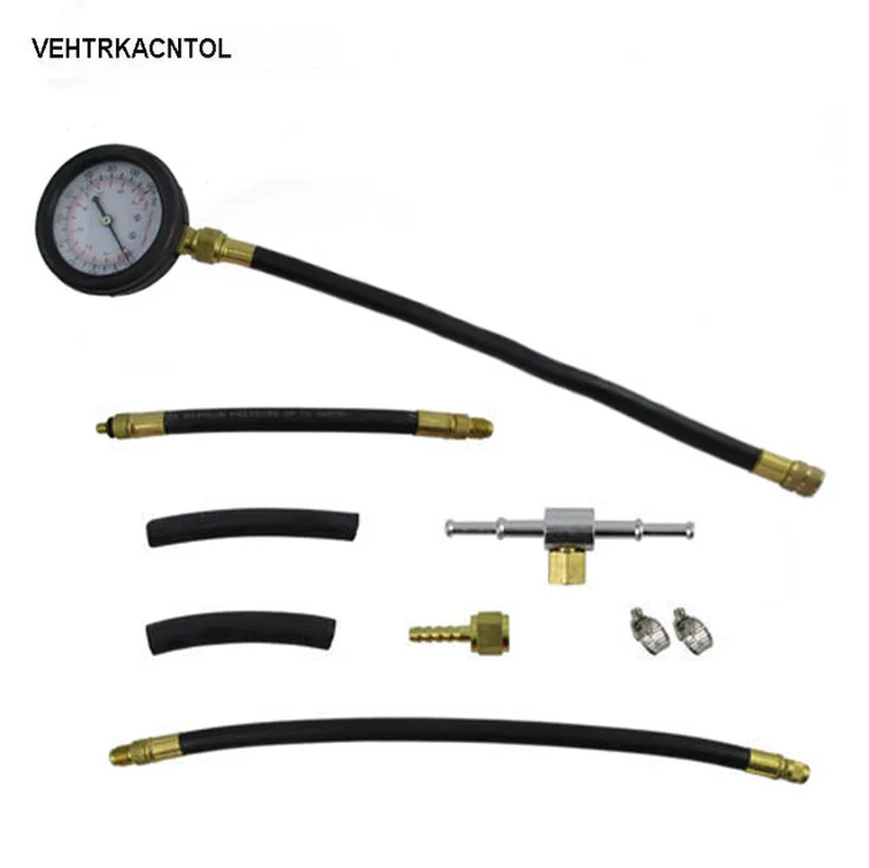 VEHTRKACNTOL Petrol Gas Car Cylinder Injection Pressure Gauge Fuel