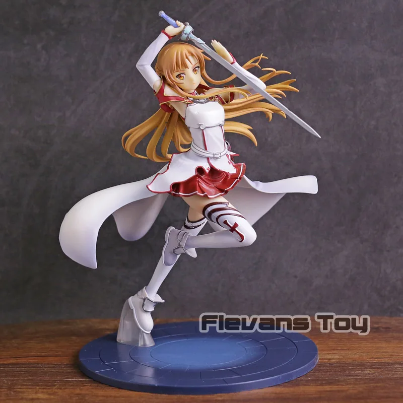 Sword Art Online Asuna Knights of The Blood Ver. PVC Figure Doll SAO Collectible Model Toy