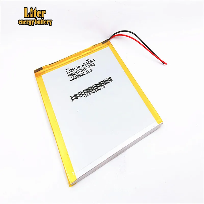 3,7 V, 6000 mAH, 4593105X80 H X80HD X80Plus X80Pro A80HD A80se P85HD P85A T20, VI40, A86 двухъядерный P85 планшетный ПК li-po аккумулятор