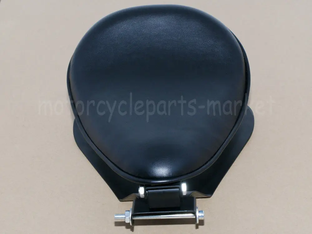 Plain Driver Seat Front Solo Sitting Pad w/ Mounting Baseplate Bracket Springs For Harley 48 Sportster 883 1200XL Bobber Chopper