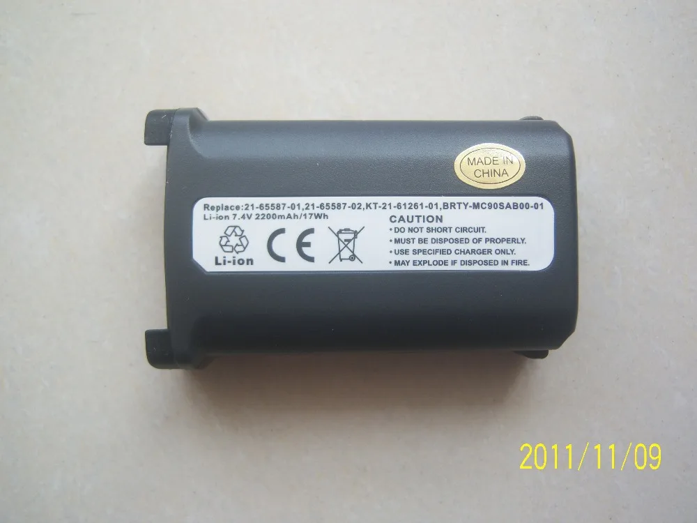 

Free Shipping for Motorola Symbol MC9000 MC9060 MC9090 MC9190 MC9100 Battery 7.2V 2200mAh