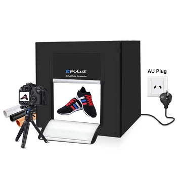 

PULUZ 40/60/80cm Portable Photo Studio Lighting Mini Softbox Lightbox Folding Light Box Photography Backdrop Shooting Tent Kit