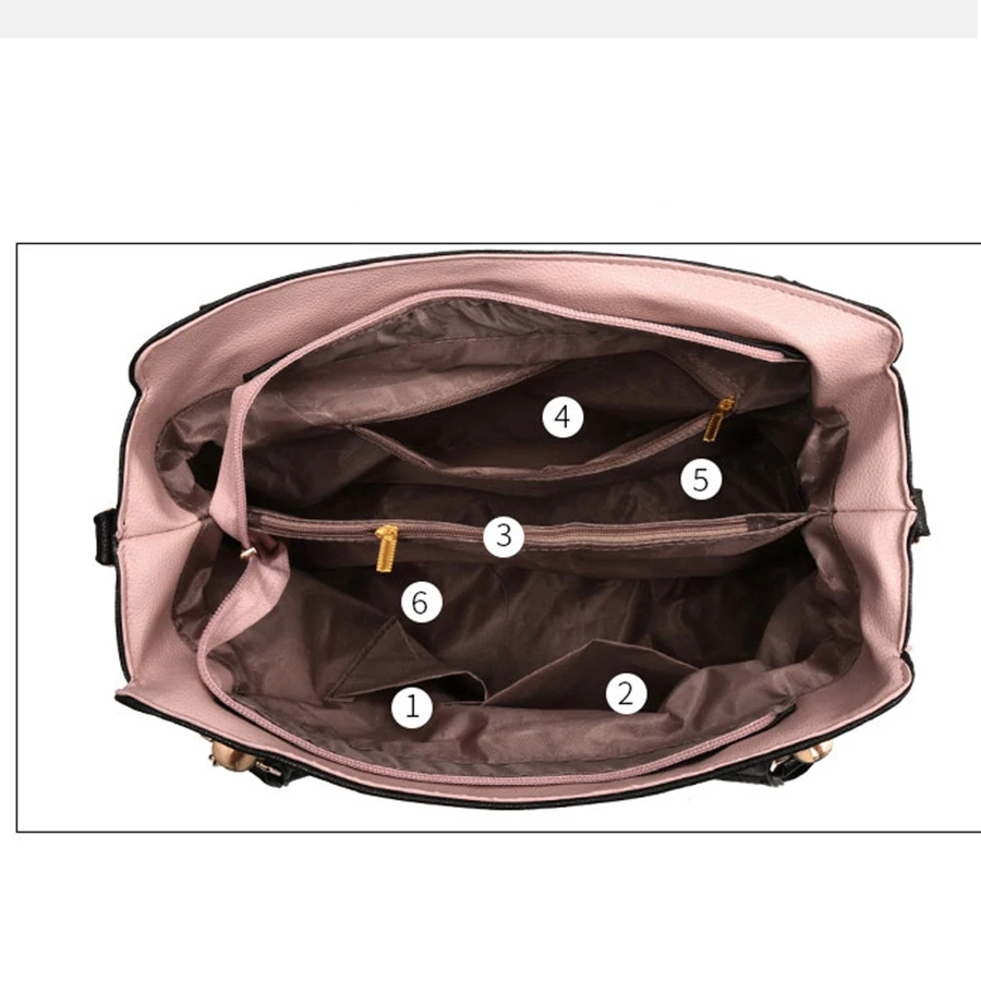  LANLOU Women bag handbag 2019 new sleek minimalist large-capacity handbag shoulder bag - 33023973928