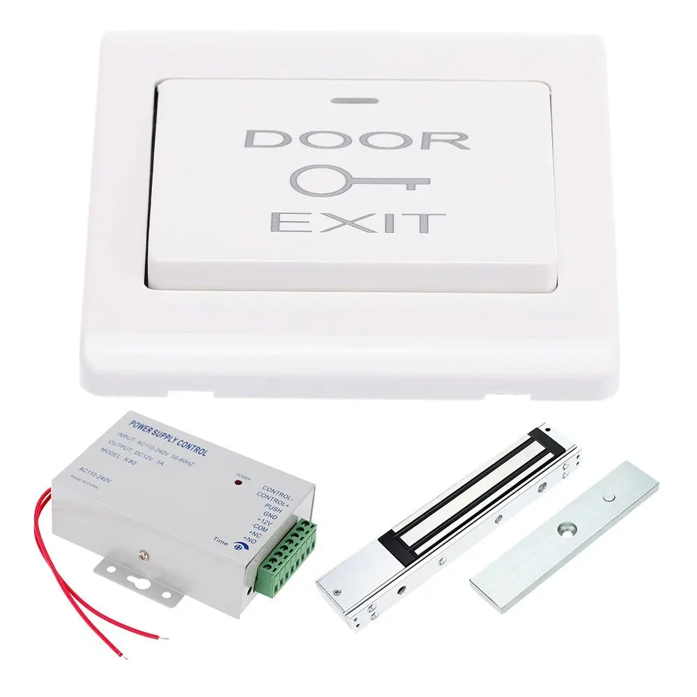 

Electric Magnetic Electromagnetic Lock (350LB) Holding Force for Access Control - 180KG