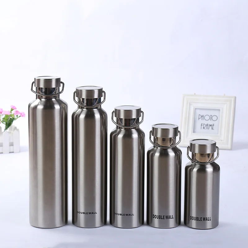 

Leak Proof Thermos Flask Stainless Steel Water Bottle Double Wall Vacuum Insulated Wide Mouth Sports Bottle BPA Free