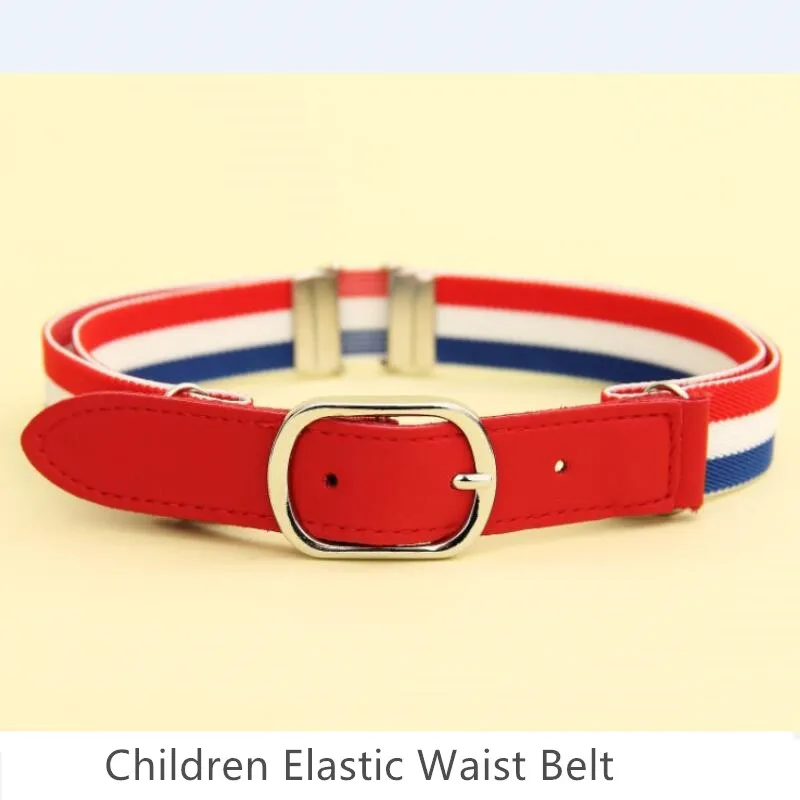 luxury fashion children Elastic Waist Belt high quality Children girls/boys candy belts Alloy Buckle jeans Elastic beltWaistband