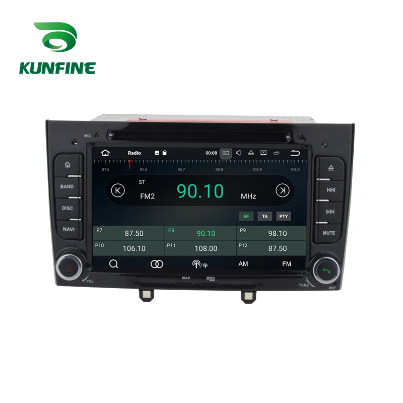 Android Car DVD GPS Navigation Multimedia Player Car Stereo For Peugeot 308 11-13 Black 8.0 Radio Headunit (4)