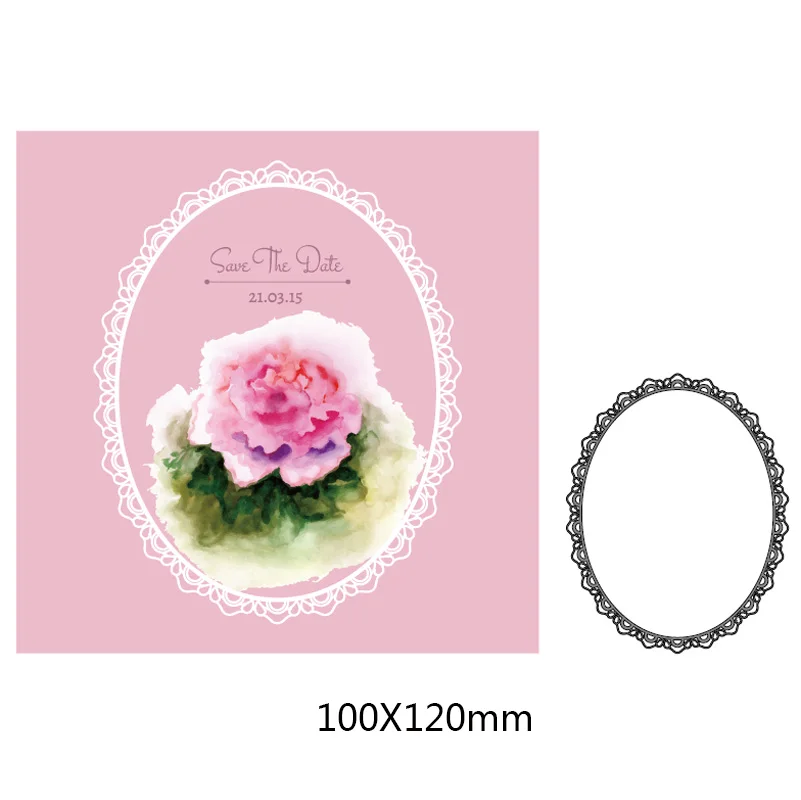 flower circle lacework Metal steel Cutting Dies DIY Scrapbook Album Paper Card Crafts Stencil Scrapbooking Stamps festival card | Дом и сад