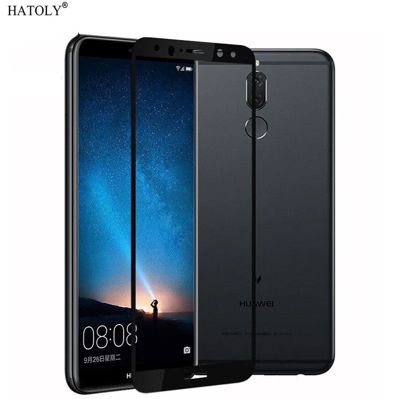 Screen Protector Huawei Mate 10 Lite Glass Tempered Nova 2i Full Glue Coverage Film | Мобильные телефоны и аксессуары