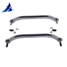 2 штуки 316 нержавеющая сталь Лодка полированная лодка морской Поручень 12"