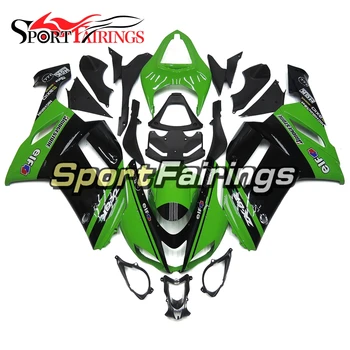 

Motorcycle Fairings For Kawasaki ZX6R ZX-6R Year 07 08 Ninja 636 2007 2008 ABS Injection Covers Fairing Kit Spoiler Green Black