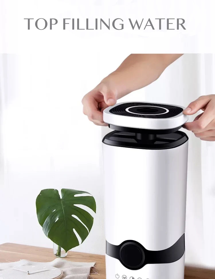 Digital Display 4L Aroma Cool Mist Ultrasonic Humidifier With Remote Control