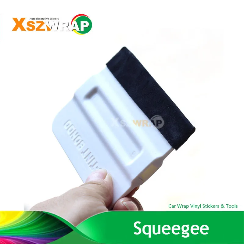 10*7cm White Premium Quality Vinyl Wrap Scraper Vinyl Applicators White