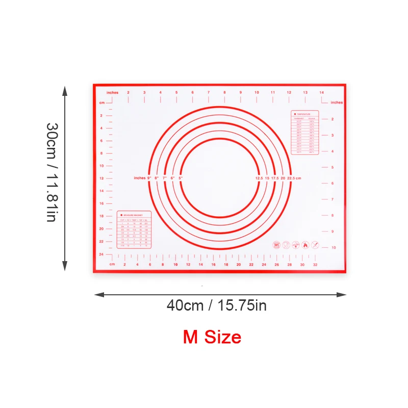 MOSEKO силиконовый коврик для выпечки, тесто для пиццы, кондитерские изделия, кухонные гаджеты, инструменты для приготовления пищи, посуда, аксессуары для выпечки