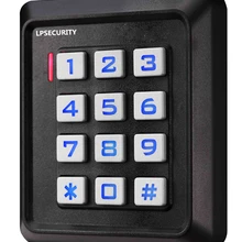 LPSECURITY замок ворот с подсветкой RFID считыватель клавиатуры Автономный контроля доступа Лер 125 кГц